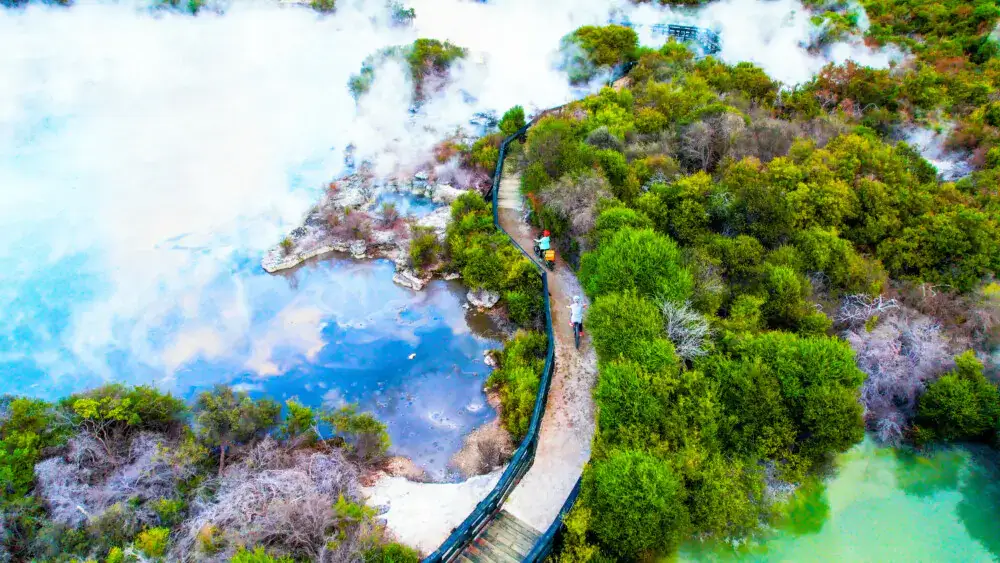 Discover the untouched geothermal landscape of Whakarewarewa, Rotorua